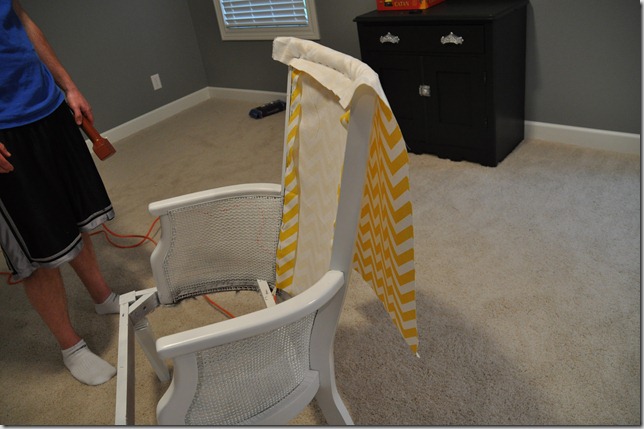 chair wingback reupholstering weird feel gets another person